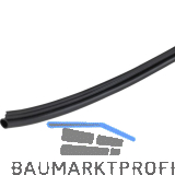 ALUMIS Sockelsystem Dichtprofil 5000 mm Kunststoff schwarz