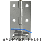SCHMALE Scharnier DIN 7954 A schmal 60 x 34 mm, Edelstahl