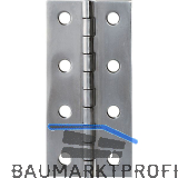 Scharnier DIN 7954 A schmal 100 x 52 mm, Edelstahl