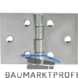 SCHMALE Scharnier DIN 7954 D breit 40 x 60 mm, Edelstahl