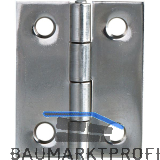 Scharnier DIN 7954 B halbbreit 30 x 26 mm, Stahl verzinkt