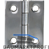 SCHMALE Scharnier DIN 7954 B halbbreit 40 x 32 mm, Stahl verzinkt