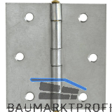 SCHMALE Scharnier DIN 7954 B halbbreit 60 x 46 mm, Stahl verzinkt