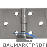 SCHMALE Scharnier DIN 7954 D breit 30 x 45 mm, Stahl verzinkt