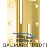 M�belband Kr�pfung D, Zylinderkopf rechts, 50x33 mm, Messing poliert
