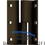 M�belband Kr�pfung D, Zylinderkopf rechts, 50x33 mm, Messing br�niert