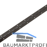 Stangenscharnier gebohrt 3500 x 32 mm, Stahl schwarz- br�niert