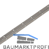 SCHMALE Stangenscharnier gebohrt 3500 x 32 mm, Edelstahl 1.4301