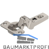 BLUM CLIP Standardscharnier 100�, 18mm gekr�pft mit Feder, Schrauben