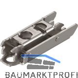 BLUM CLIP Exzenter Montageplatte gerade, Stahl, Schrauben, Distanz 3 mm