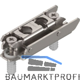 BLUM CLIP Exzenter Montageplatte gerade, Stahl, EXPANDO, Distanz 3 mm