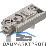 BLUM CLIP Exzenter Montageplatte gerade, Zink, EXPANDO, Distanz 3 mm