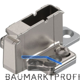 BLUM CLIP Kreuzmontageplatte, Zink, Schrauben, Distanz 18 mm