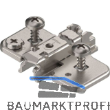BLUM CLIP Exzenter Kreuzmontageplatte, Stahl, EXPANDO, Distanz 3 mm