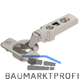BLUM CLIP Standardscharnier 100�, gerade mit Feder, Einpressen