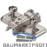 BLUM CLIP Kreuzmontageplatte, Stahl, EXPANDO, Distanz 3 mm