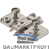 BLUM CLIP Exzenter Kreuzmontageplatte, Stahl, EXPANDO, Distanz 0 mm