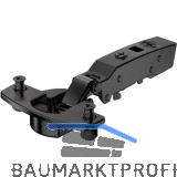 HETTICH SENSYS 8631i TH 58 Profilt�rscharnier aufliegend ged�mpft �W 95� schwarz