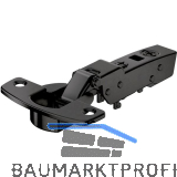 HETTICH SENSYS 8631i TH 52 Profilt�rscharnier halbaufliegend ged. �W 95� schwarz