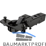 HETTICH SENSYS 8631i TH 58 Profilt�rscharnier einliegend ged�mpft �W 95� schwarz