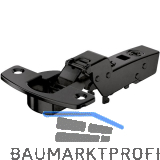HETTICH SENSYS 8661 TH 52 Profilt�rscharnier einliegend �W 95� schwarz