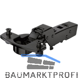 HETTICH SENSYS 8661 TH 58 Profilt�rscharnier einliegend �W 95� schwarz