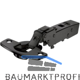HETTICH SENSYS 8646i TH 52 D�nnt�rscharnier halb aufliegend ged. �W 110� schwarz