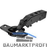 HETTICH SENSYS 8676 TH 52 D�nnt�rscharnier aufliegend �W 110� schwarz