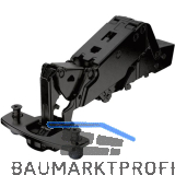 HETTICH SENSYS 8657i TH58 Null-Einsprungscharnier aufliegend ged. �W165� schwarz