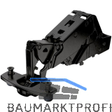 HETTICH SENSYS 8657i TH58 Null-Einsprungscharnier halbaufliegend �W 165� schwarz