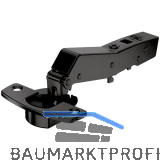 HETTICH SENSYS 8639i TH52 Winkelscharnier 45� aufliegend ged�mpft �W 95� schwarz