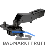 HETTICH SENSYS 8669 TH58 Winkelscharnier 45� aufliegend �W 95� schwarz