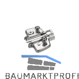 HETTICH Exzenter Kreuzmontageplatte Mittelseite, Systemschraube, Distanz 3 mm