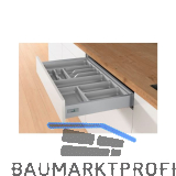 HETTICH OrgaTray 440 Besteckeinsatz T 380 - 440/Nennbreite 700 mm Silber