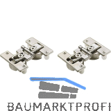 HETTICH WINGLINE L Mittelscharnier-Set, zum Einpressen, 2 St�ck