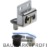 HETTICH Zapfenband, �W 140�, Stahl vernickelt, Zink roh, Kunststoff wei�/schwarz