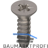 BLUM Befestigungsschraube Senkkopf, 3,5x12 mm, PZ, Stahl vernickelt