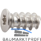 Systemschraube Senkkopf 6,3x15 mm,TX 20, Stahl vernickelt