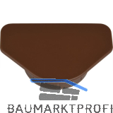 HENKE Scharniertopf Abdeckkappe mit Abdeckfl�che � 35 mm, Kunststoff dunkelbraun