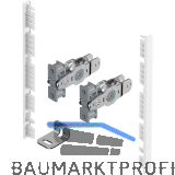 HETTICH AvanTech YOU Frontverbinder Zarge Innenfrontprofil H 139 wei�