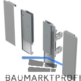 HETTICH AvanTech YOU Inlay-Front Frontverbinder Zarge H 187 silber