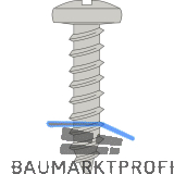 HETTICH Spanplattenschraube Panhead 3,5x30 Stahl verzinkt