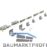 HETTICH TopLine XL Schiebet�rbeschlag-Set 1350 x 3000, 3-t�rig 22-30 mm