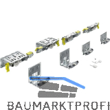 HETTICH TopLine XL Schiebet�rbeschlag-Set 2000 x 3000, 2-t�rig 32-40 mm