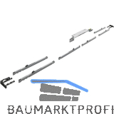 HETTICH TopLine XL Silent System D�mpfungs-Set, 3-t�rig 30-80 kg, schwarz