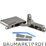ANKOR DS-19/27 Einlass-Scharnier rechts unten/links oben mit Push, vernickelt