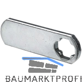 HETTICH Schlossriegel flach T�rst�rke 0,7 - 8 mm, Stahl vernickelt