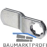 HETTICH Schlossriegel gekr�pft T�rst�rke 14 - 18 mm, Stahl vernickelt