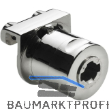 HETTICH PRESTIGE 2000 Zylinder-Glast�rschloss Typ 324.02, vernickelt hochglanz