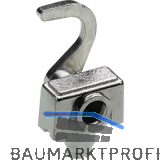 HETTICH PRESTIGE 2000 Schlie�haken zum Einpressen, links, Stahl vernickelt